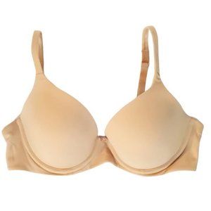 Soma Embraceable Full Coverage Bra 34C Nude Beige Underwire Everyday T Shirt
